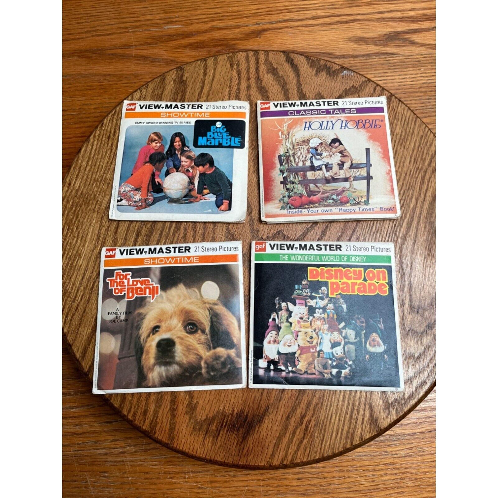 Vintage Viewmaster Showtime and Entertainment 4 set bundle