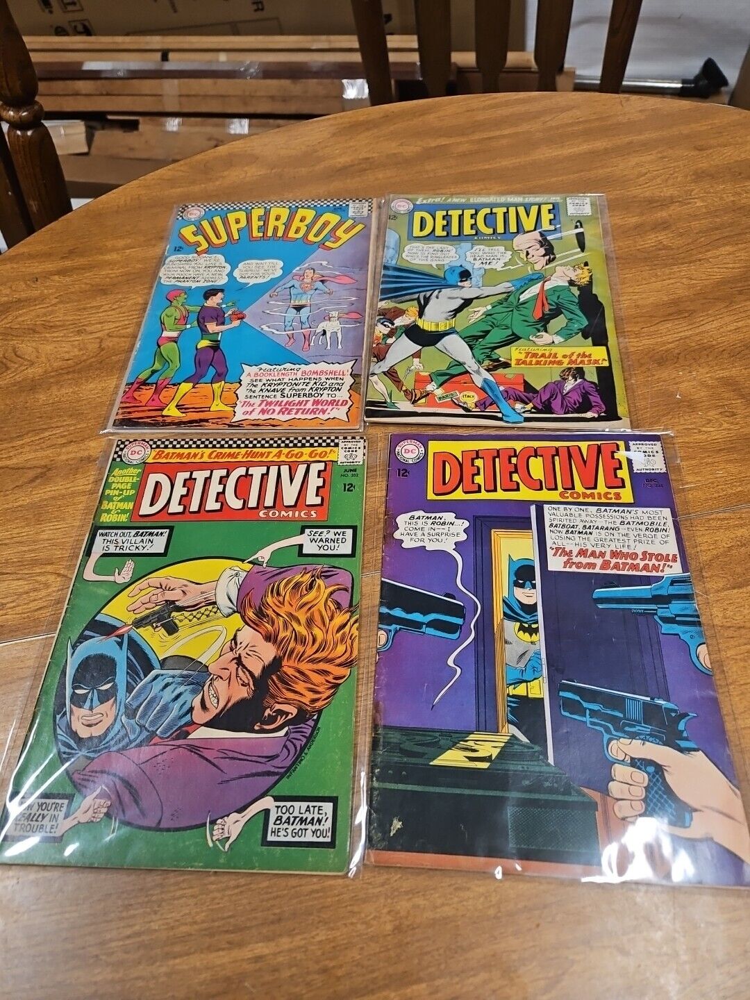 Silver Age DC Lot of 3  Gd .  Detective Comics, 1 Superboy 