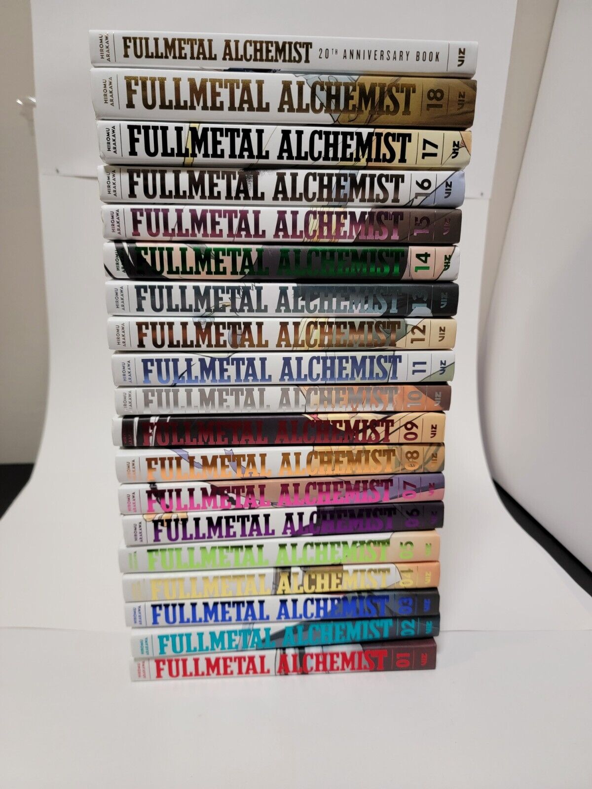 Full metal alchemist fullmetal edition complete hardcover set 1-18 + 20th anniv