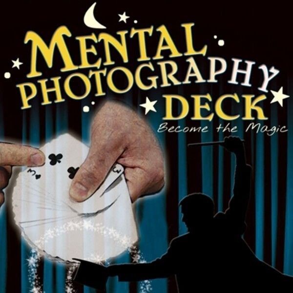 Mental Photography Magic Card Deck - Poker Size Red or Blue Playing Cards
