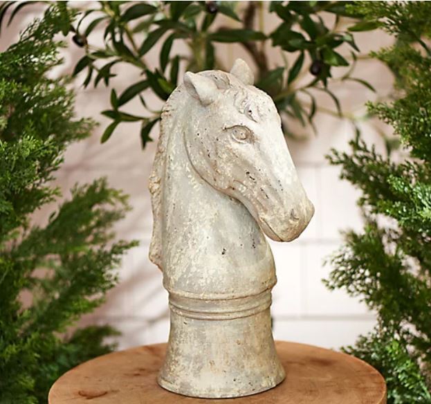 Cozy Cottage by Liz Marie Oversized Horse Head Chess Piece H262172