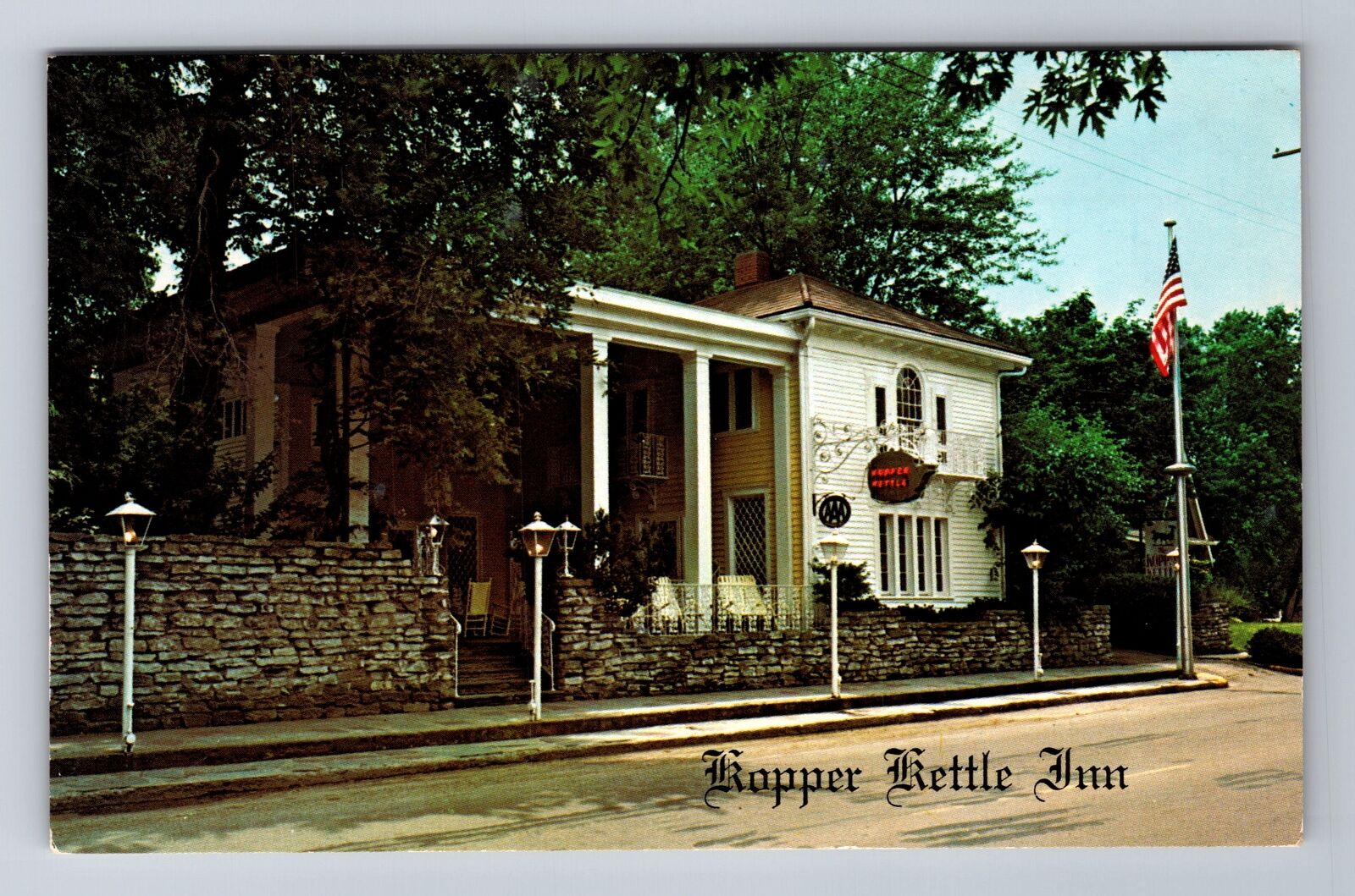 Morristown IN-Indiana, Kopper Kettle Inn, Advertising, Vintage Souvenir Postcard