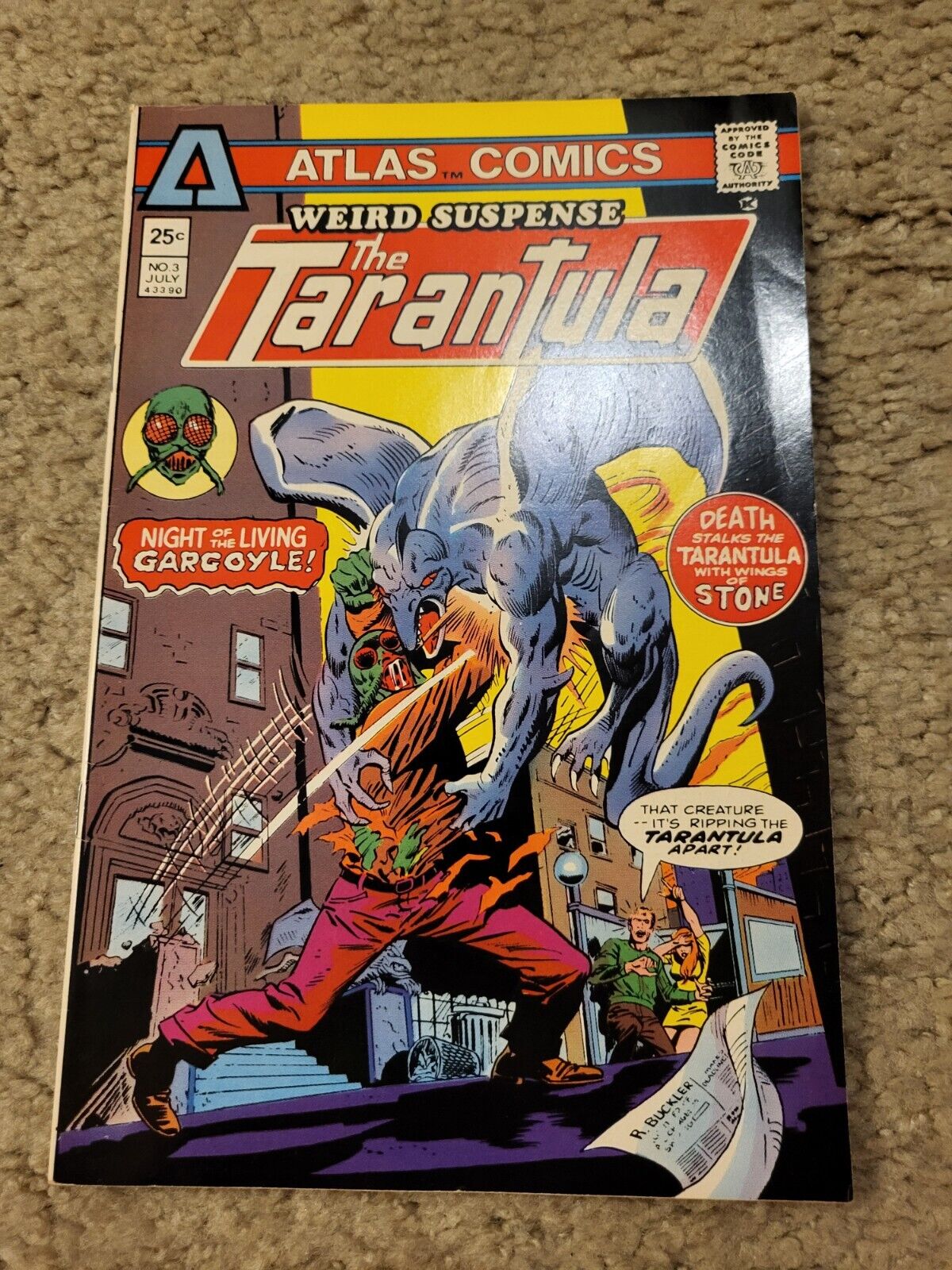 WEIRD SUSPENSE THE TARANTULA 3 Atlas Comics lot 1975