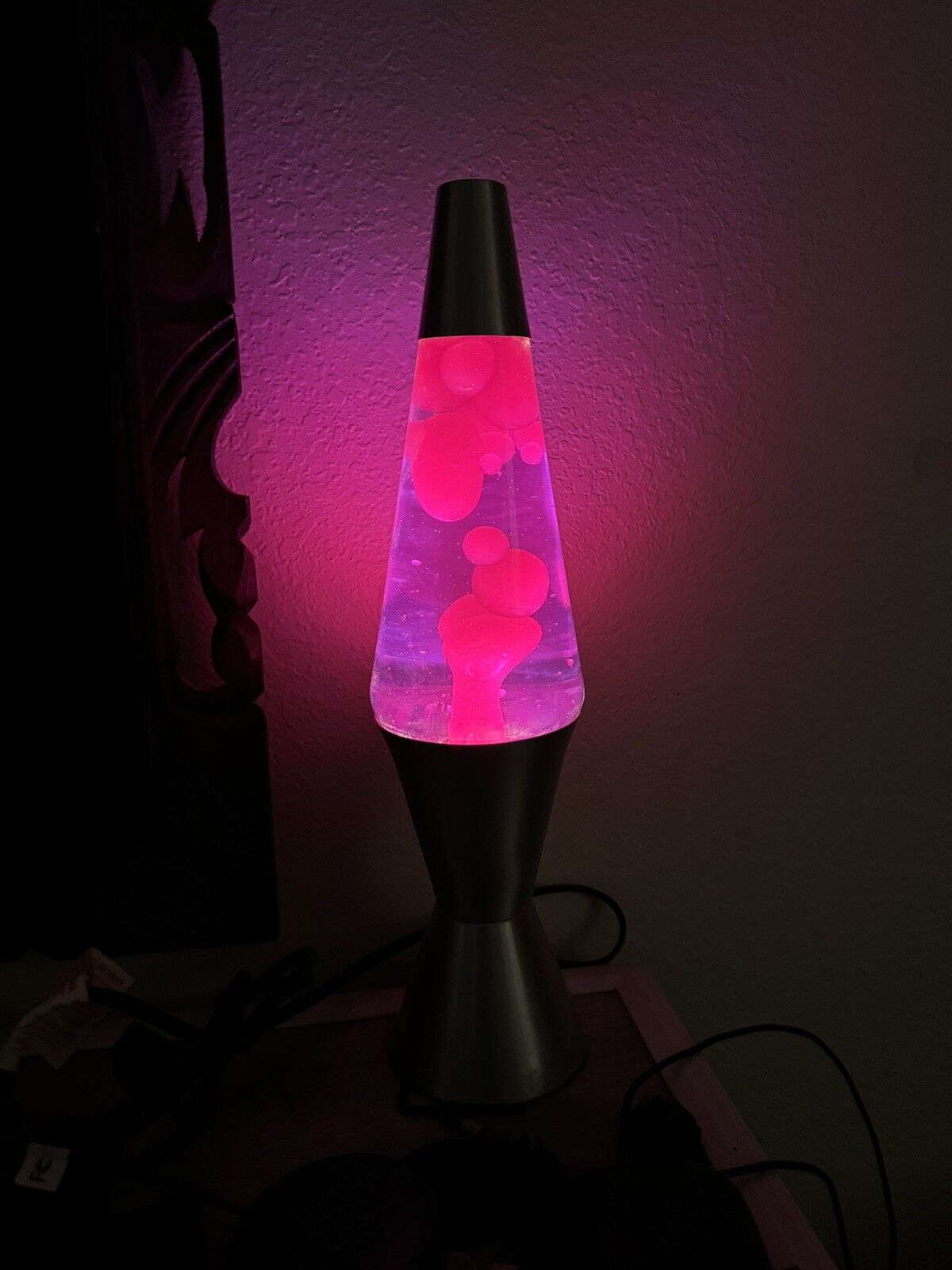 Vtg The Original Lava Brand Motion Lamp 32oz 2003 Purple Pink Lite