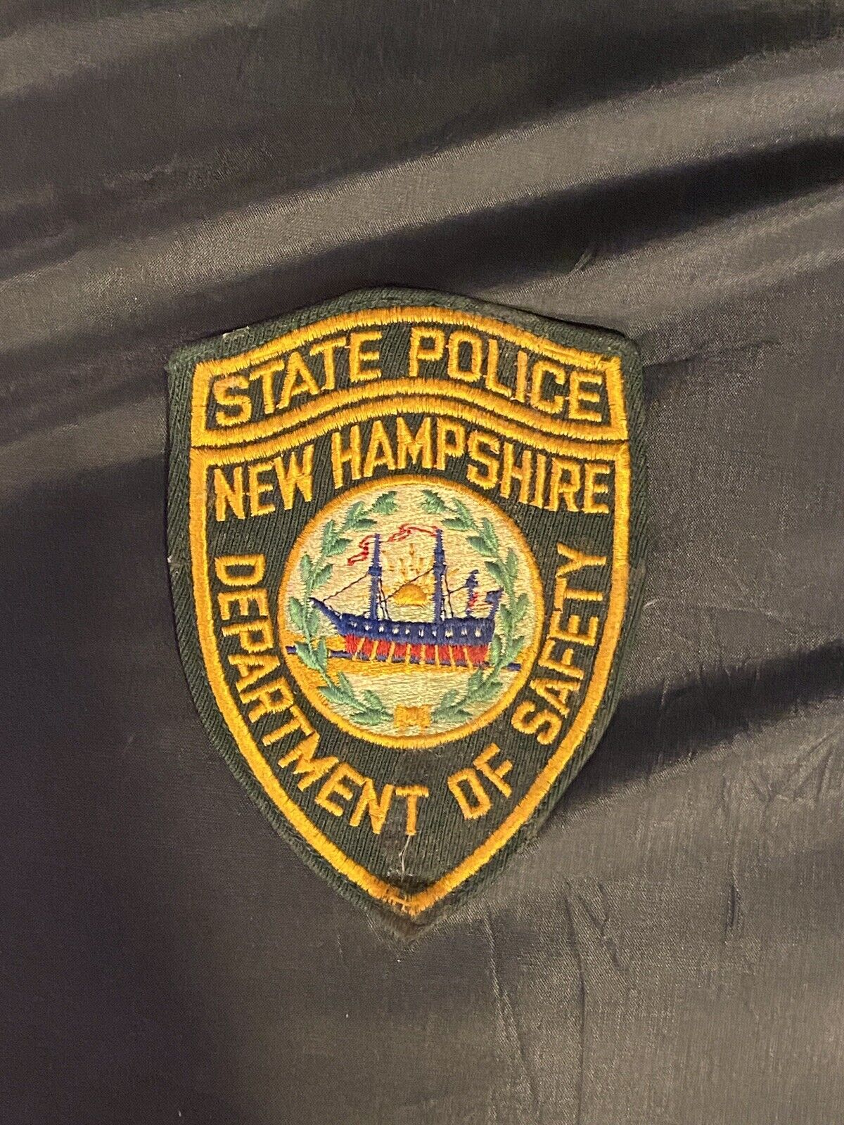 Old New Hampshire State Police Department Of Safety Patch Uniform Cut Estate