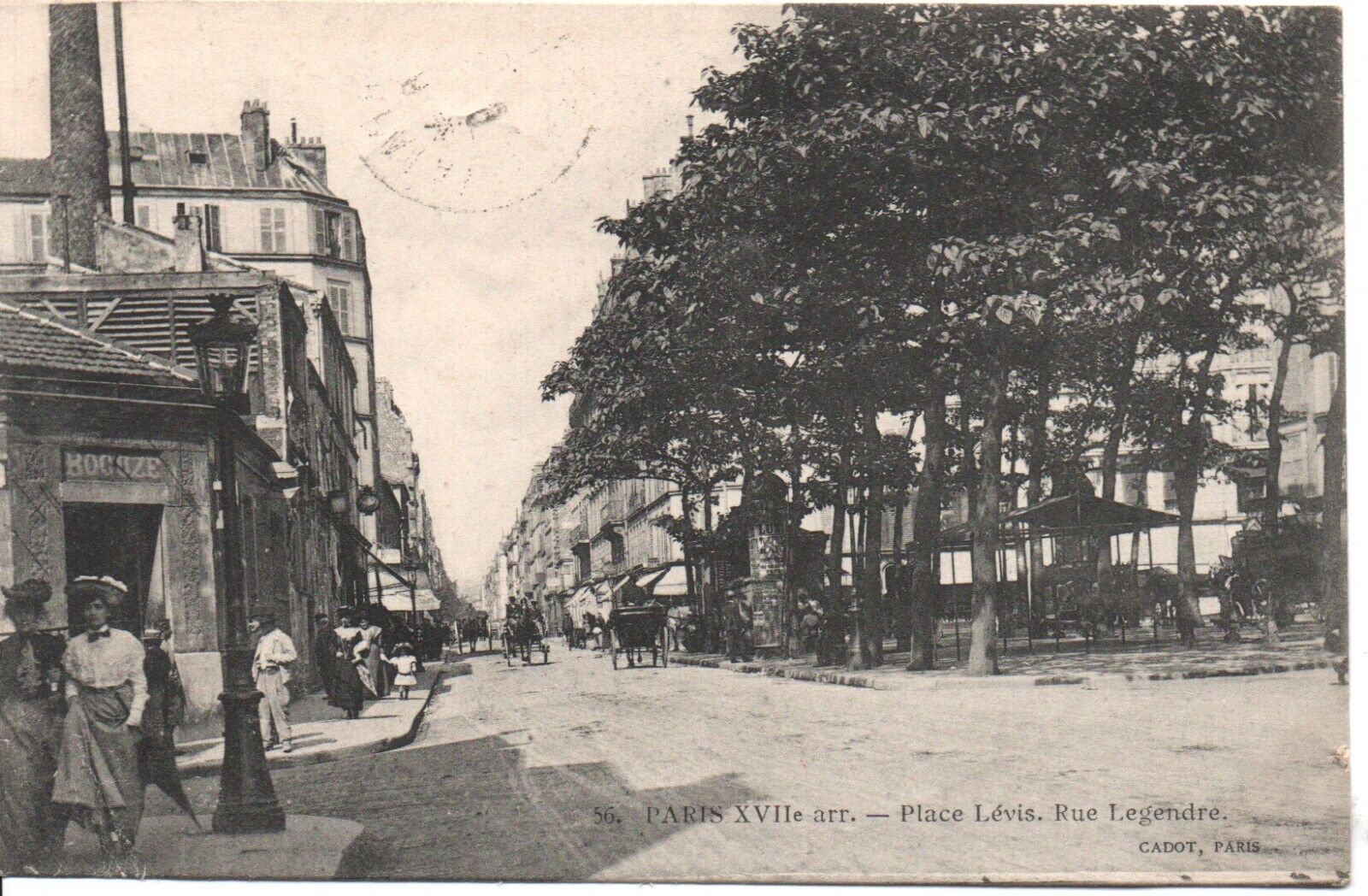 CPA - PARIS XVIIe - Place Lévis - Rue Legendre