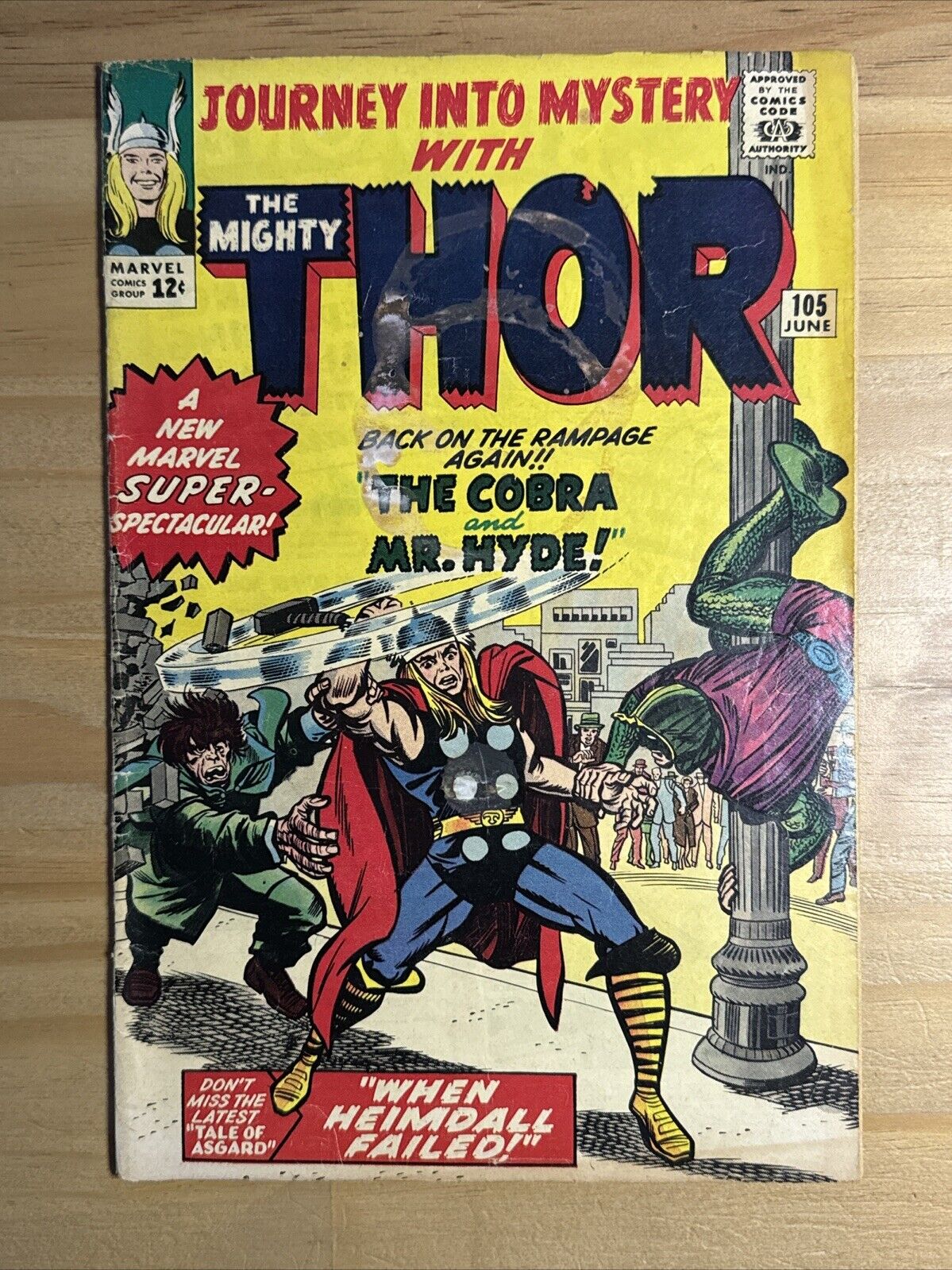 Journey Into Mystery Thor #105 Return of the Cobra and Mr. Hyde