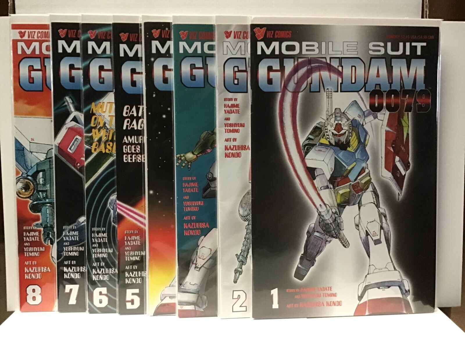 Mobile Suit Gundam 0079 #1-8 Complete Full Set Viz - 1999 Comic Book