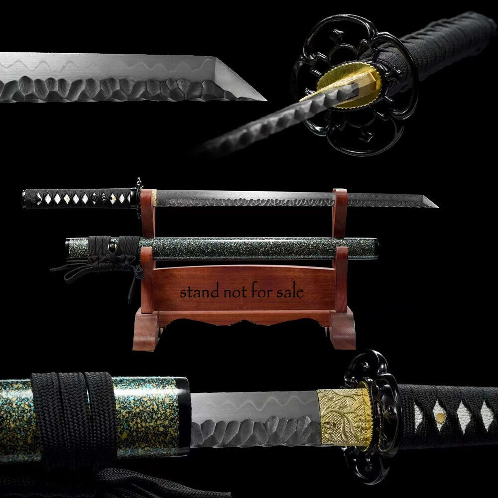 Modern Tactical Wakizashi Sword Samurai Japanese Short Shoto T10 Steel Blade