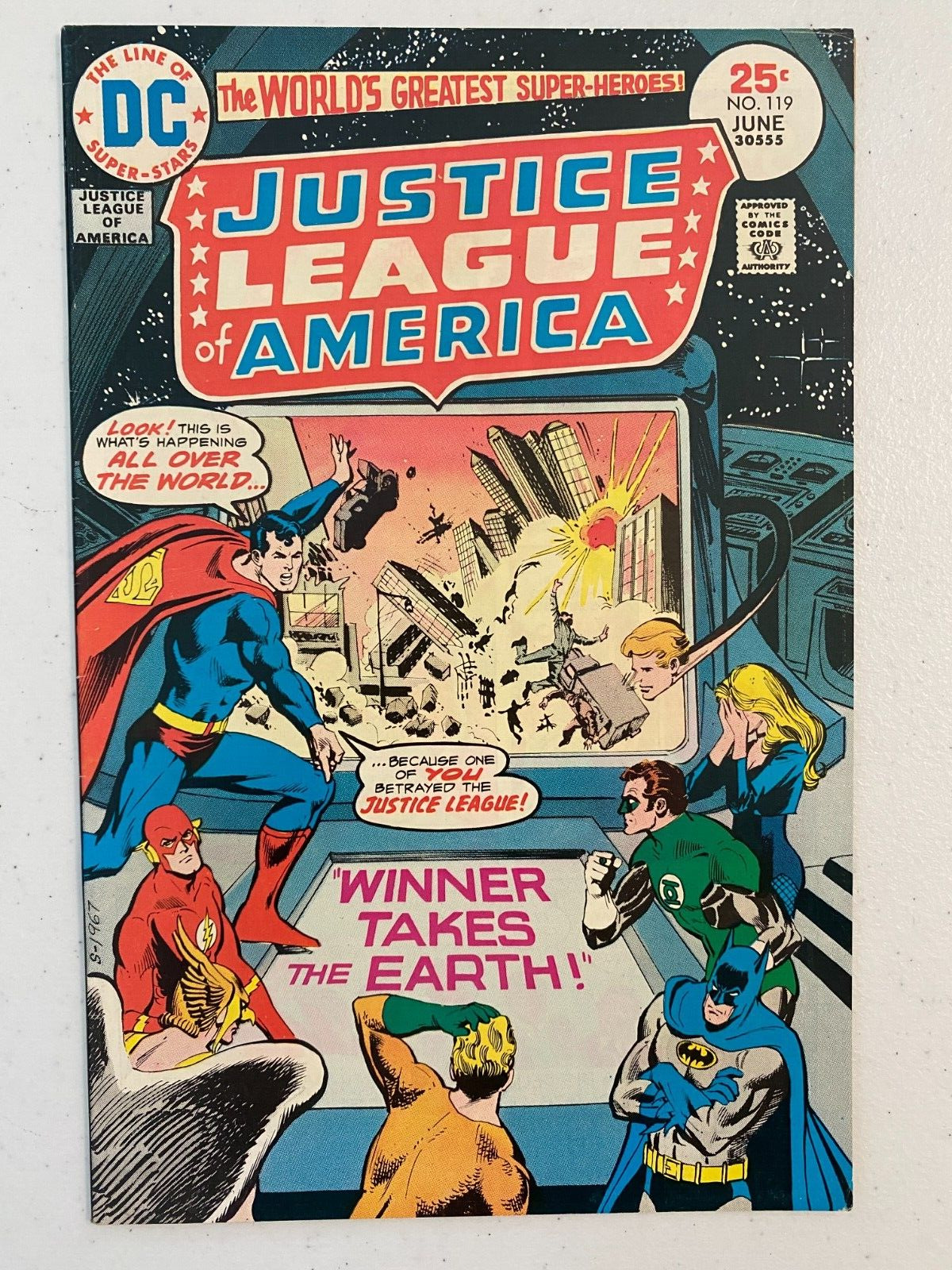 Justice League of America #119 (1975) DC Comics Bronze Age Mike Grell VF-