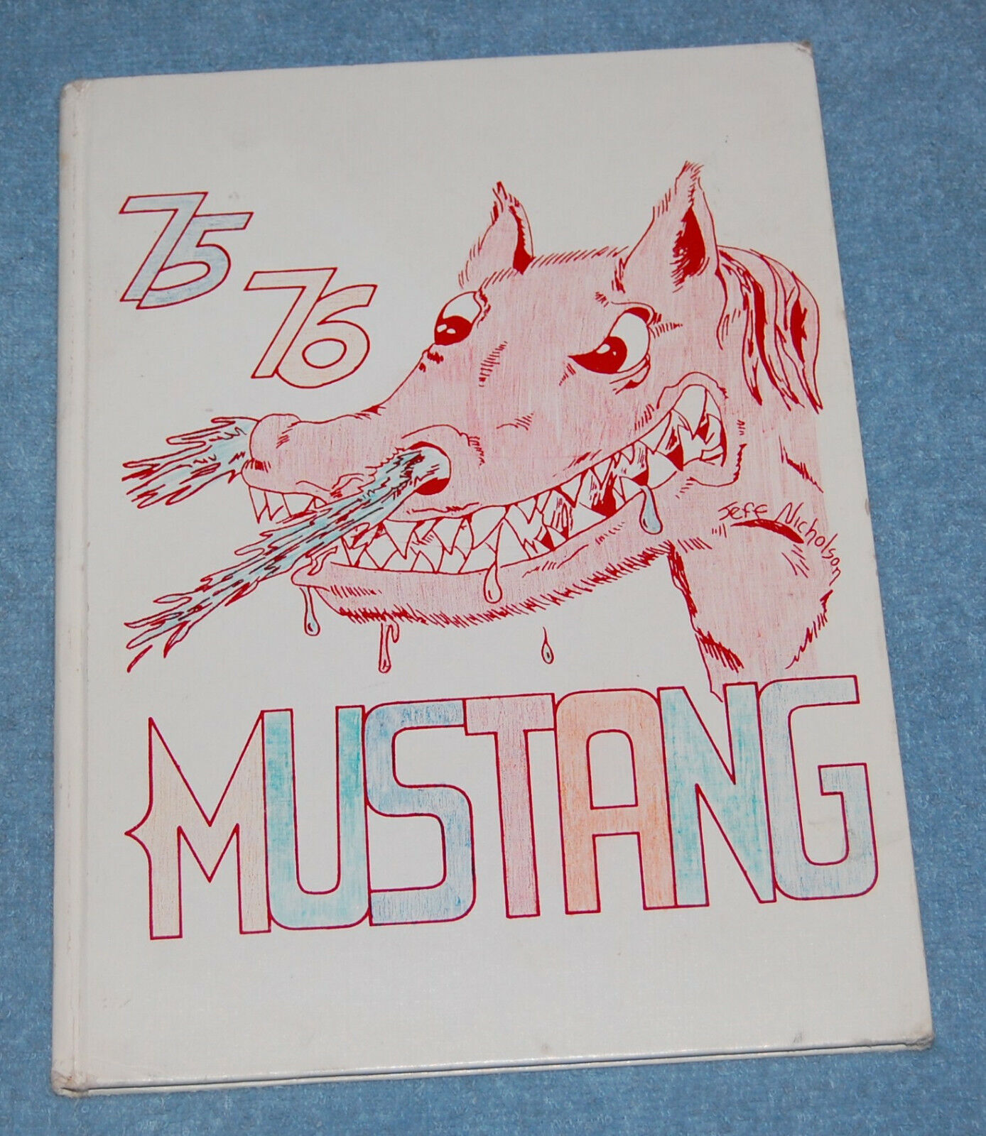 Pine Hollow Junior High School 1976 Yearbook (Mustang), Raleigh NC