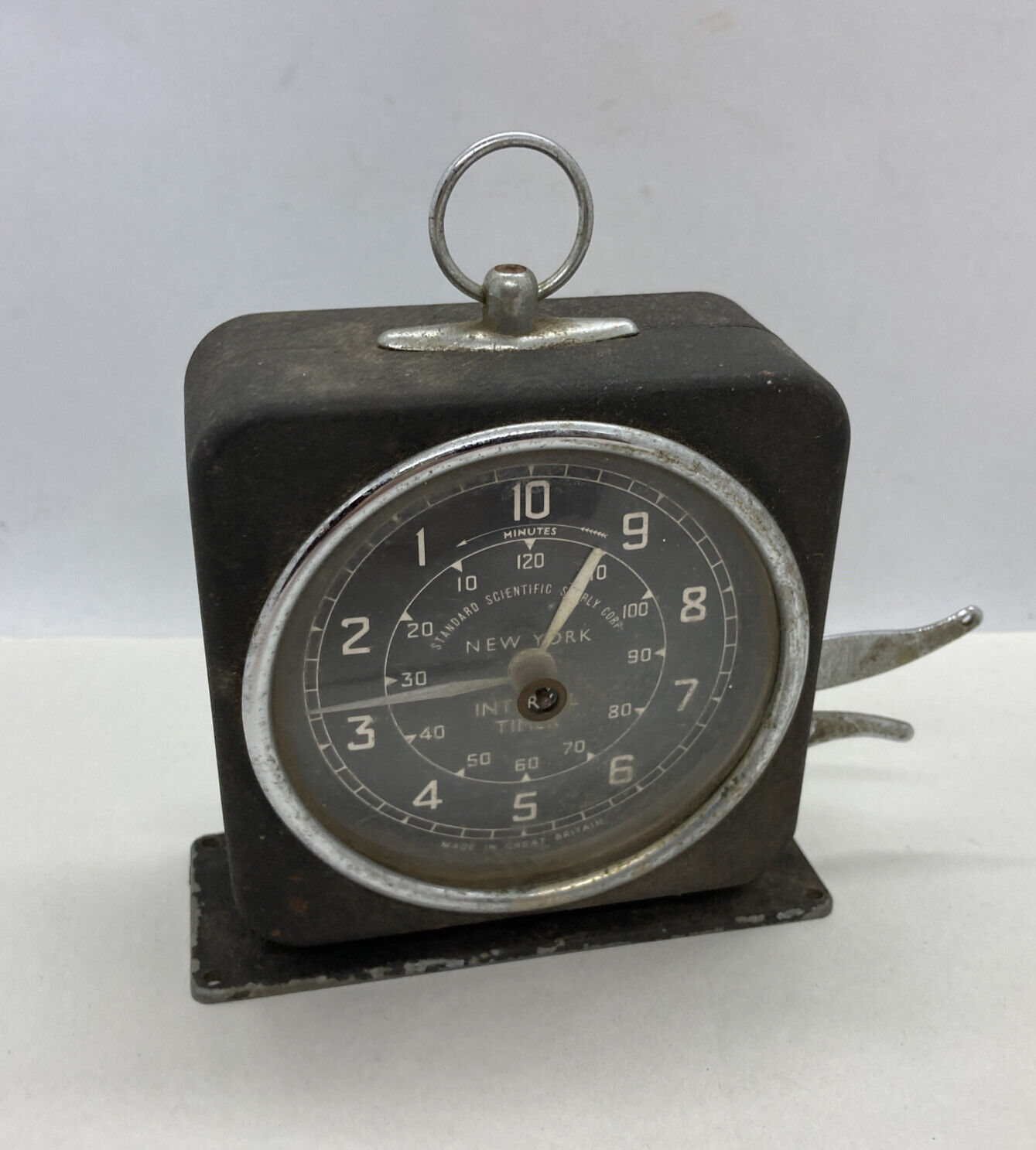 S Smith and Sons 1950's English Clock Systems Interval Timer for Repair Or Parts