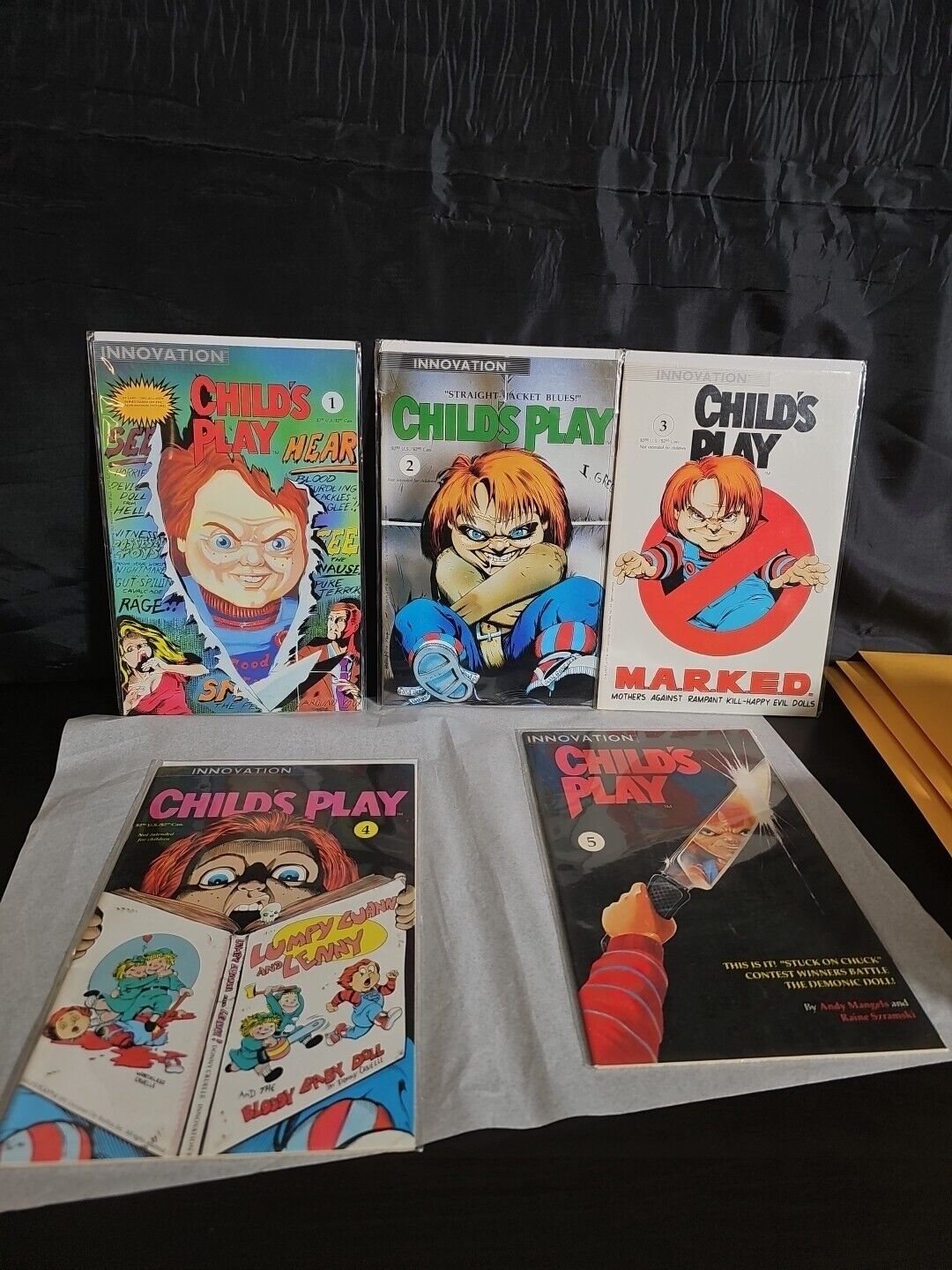 CHILDS PLAY Comics #1-5 (INNOVATION 1991)  Chucky