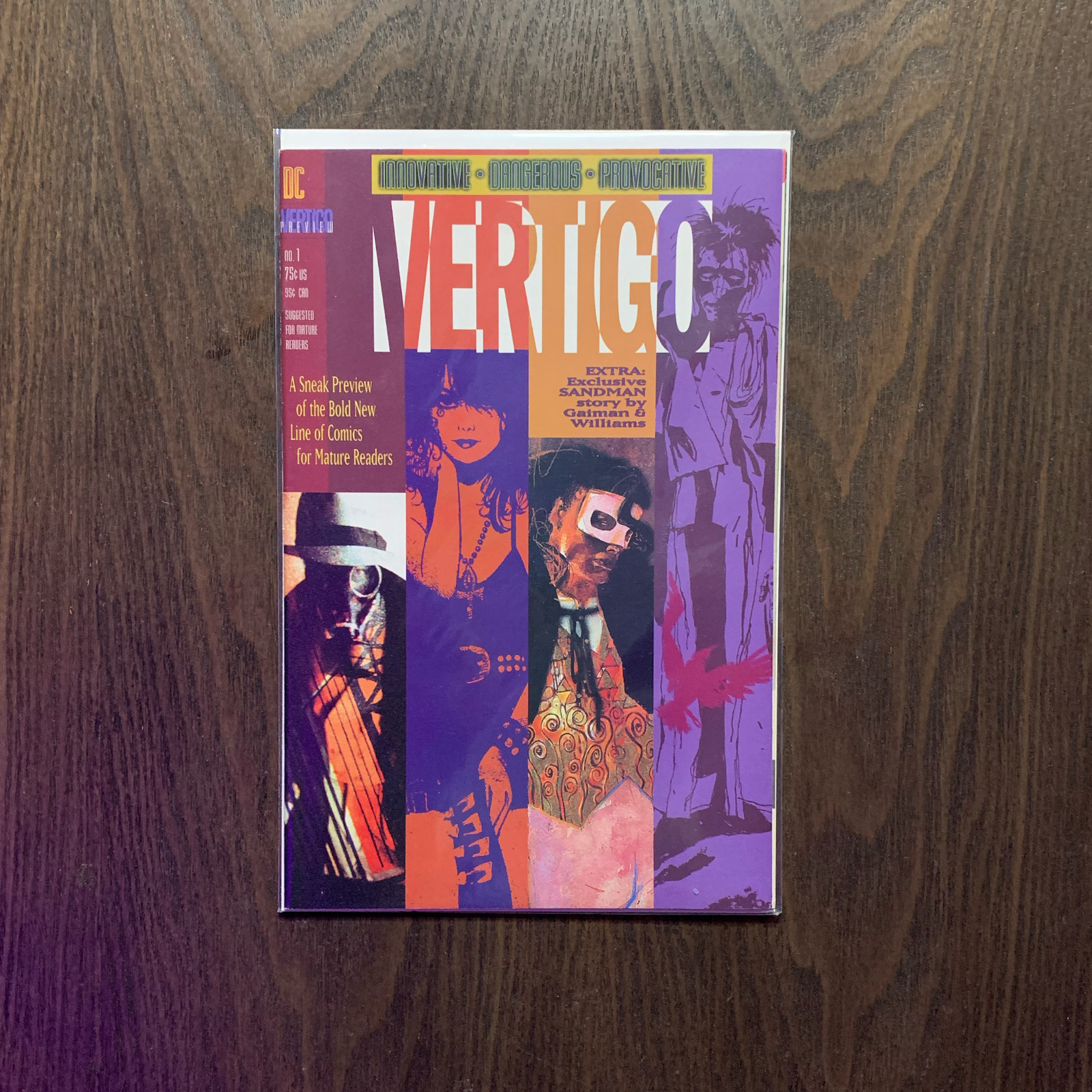 Vertigo Preview #1: Vertigo Comics (1992) F - Sandman, Neil Gaiman