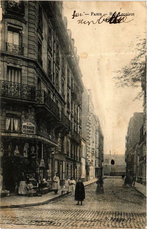 CPA PARIS 14e Rue Lecuirot. P. Marmuse (479977)