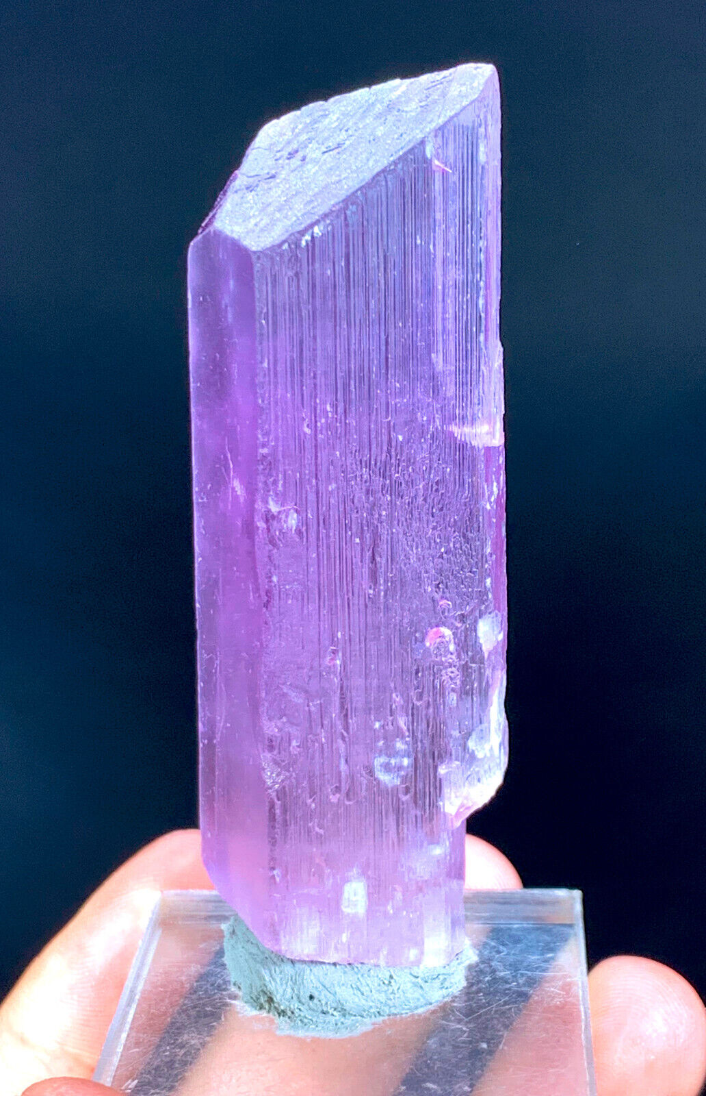Natural Pink Colour Terminated Kunzite Crystal, Kunzite Stone From Afg 69 Grams