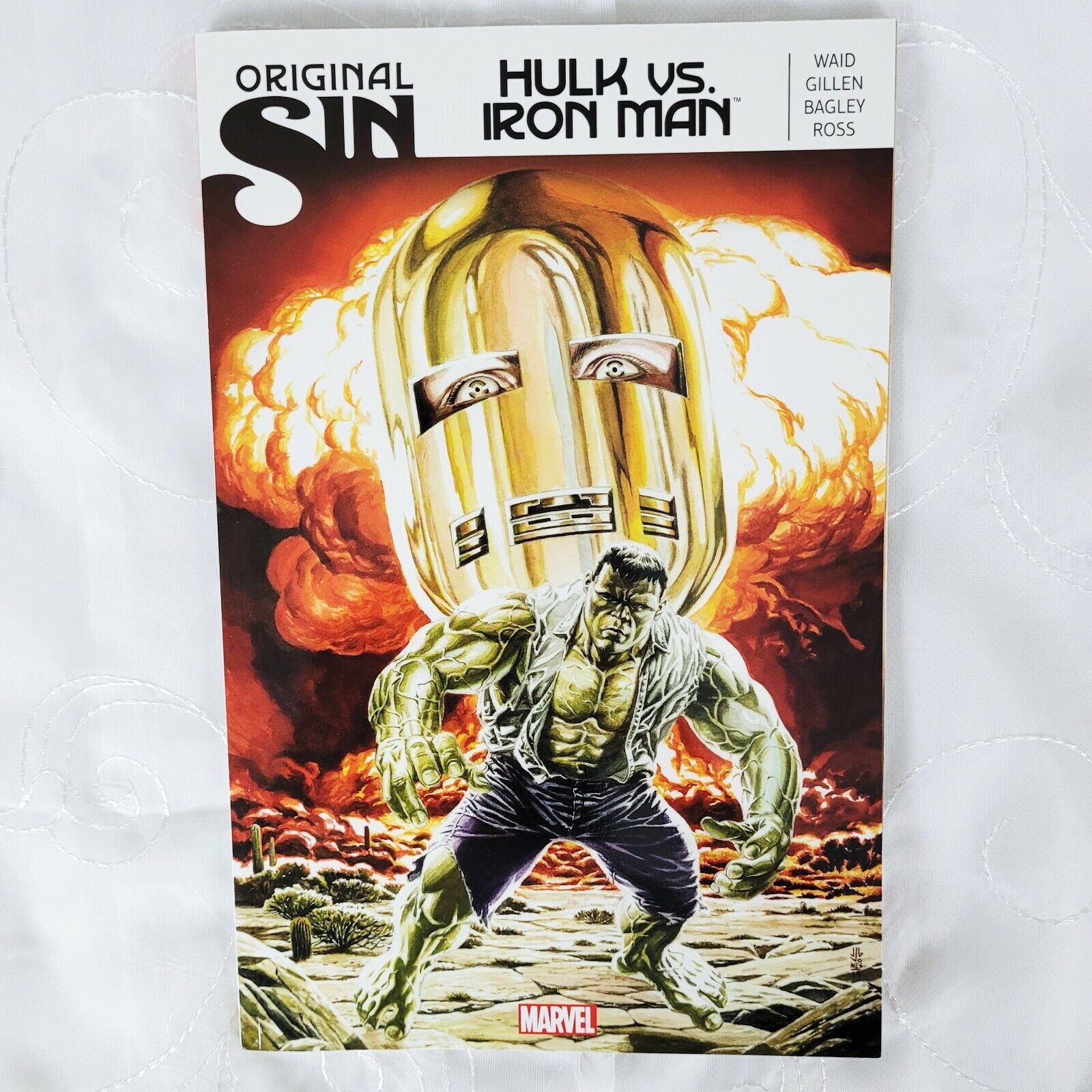 Marvel Original Sin Hulk VS Iron Man Soft Cover Graphic Novel Waid Gillen Bagley