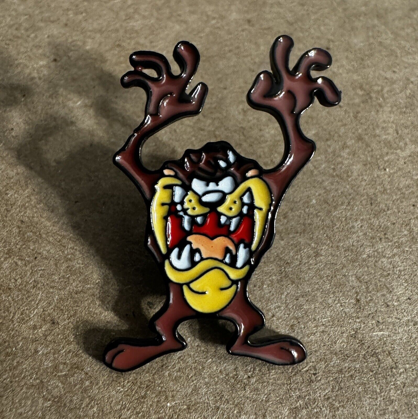 Looney Tunes Tazmanian Devil Lapel Pin Taz For Hats , Shirts , Vests Or A Gift