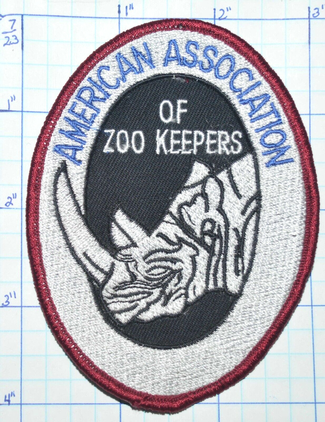 AMERICAN ASSOCIATION OF ZOO KEEPERS SOUVENIR PATCH