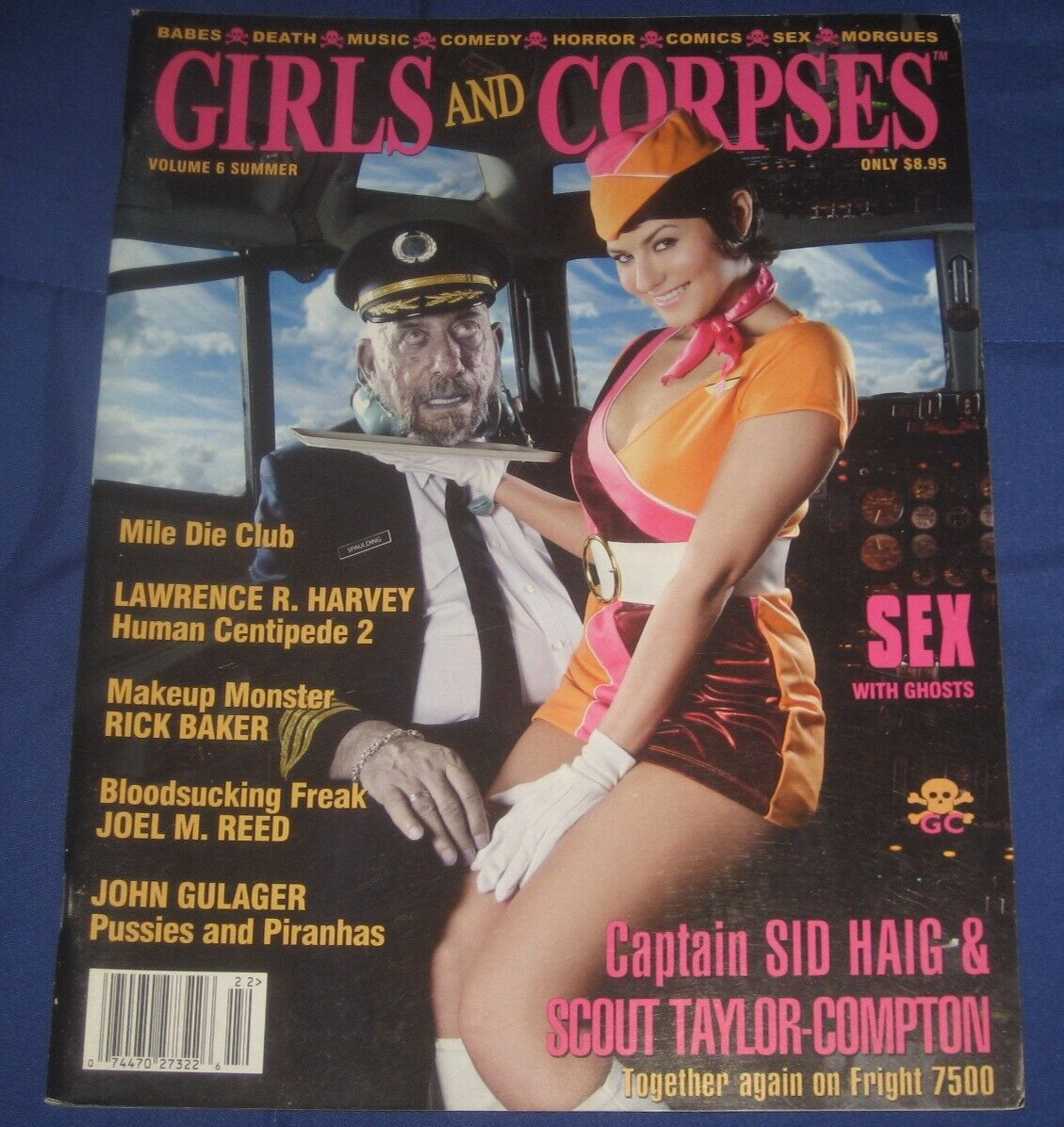 GIRLS AND CORPSES- VOL 6 SUMMER .   Sid Haig