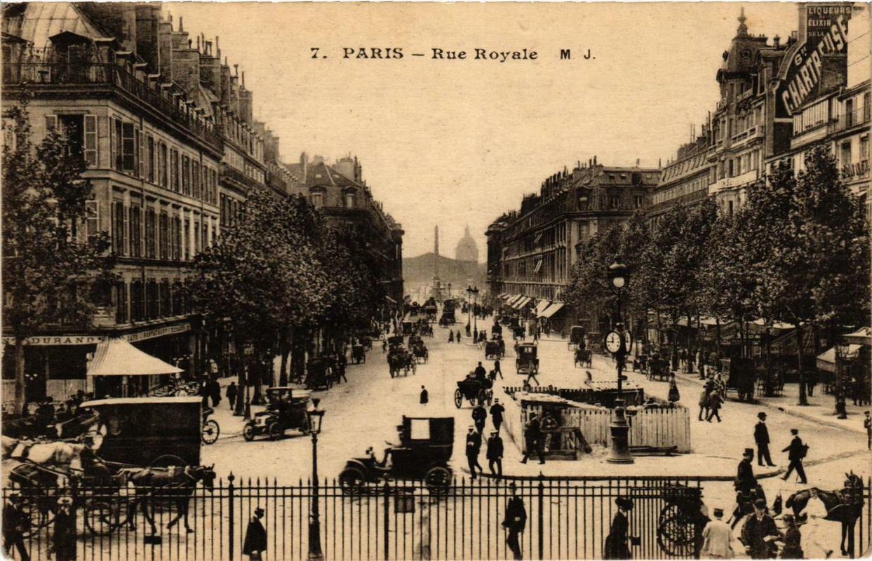 CPA PARIS 8e Rue Royale. (479602)