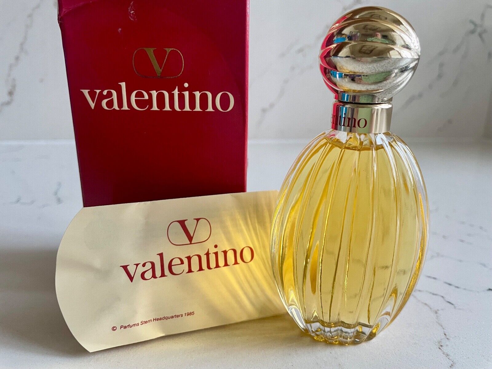 V VALENTINO Perfume 50 ml EDT Splash 1985 Vintage