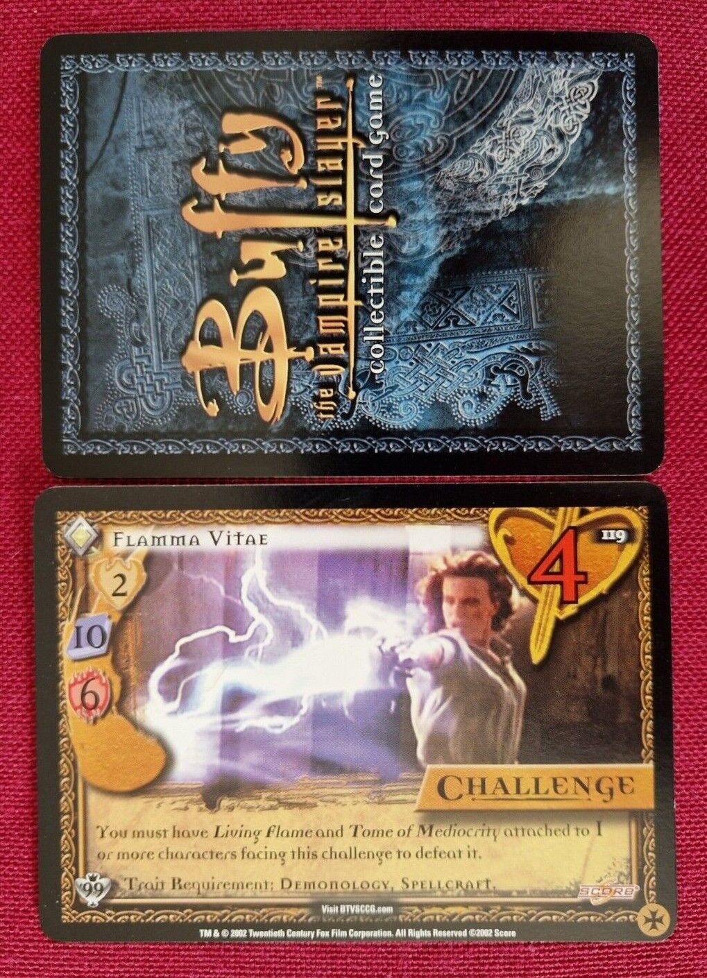 Buffy BTVS TCG CCG Class Of 99 Rare/Starter Cards (Limited) Card Game - Choose