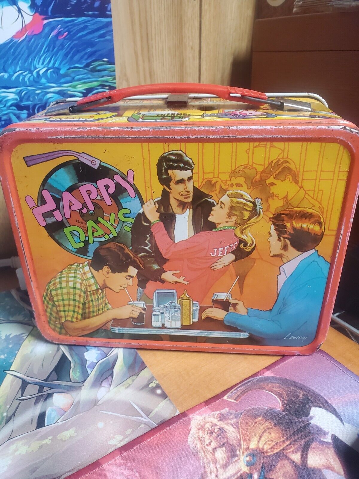 Vintage 1976 Happy Days Lunch Box Lunchbox ~ No Thermos 