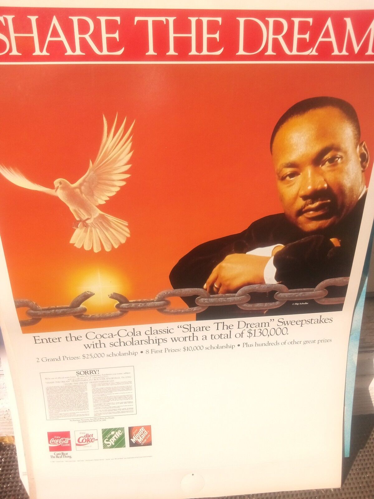 Vintage Coca-Cola Advertising Dr Martin Luther King
