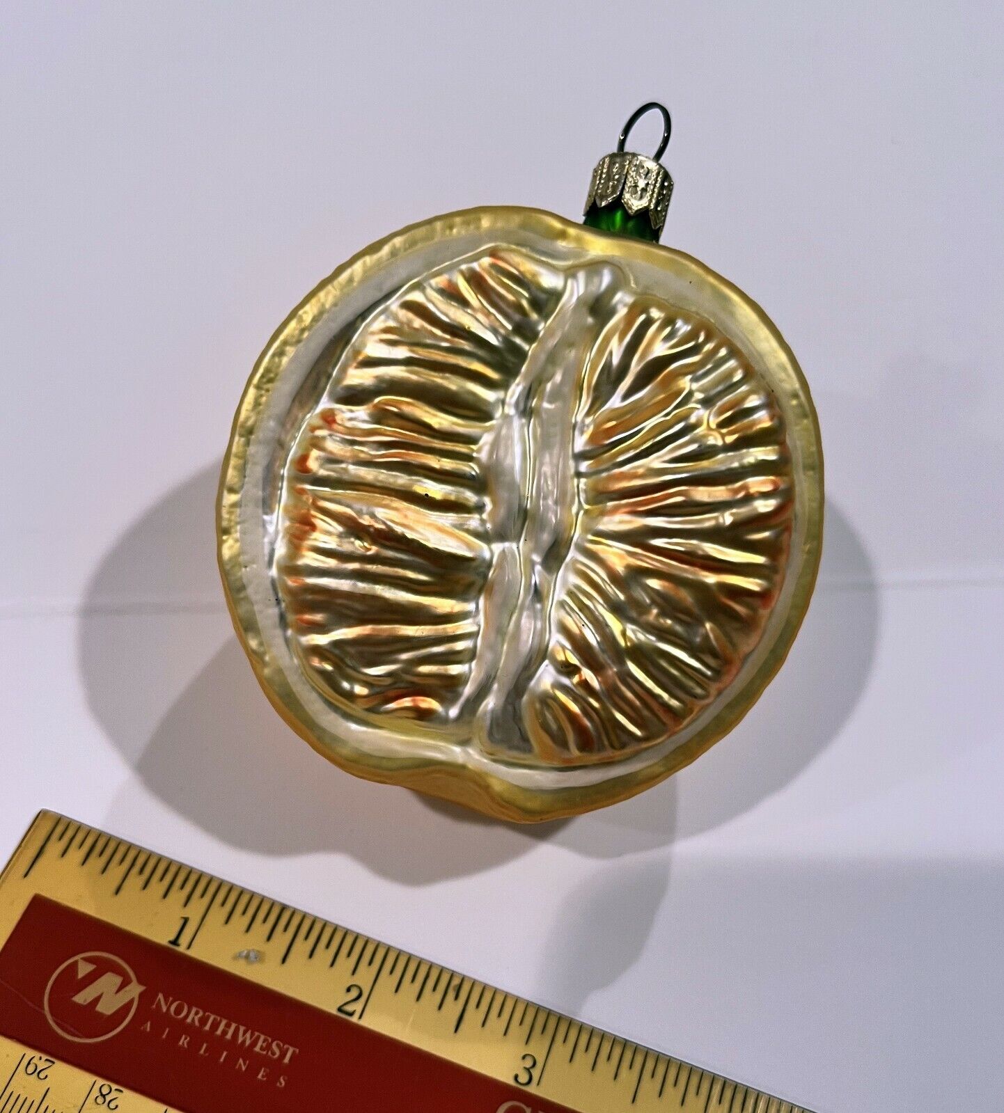 Unique European Christmas Ornament Glass - grapefruit