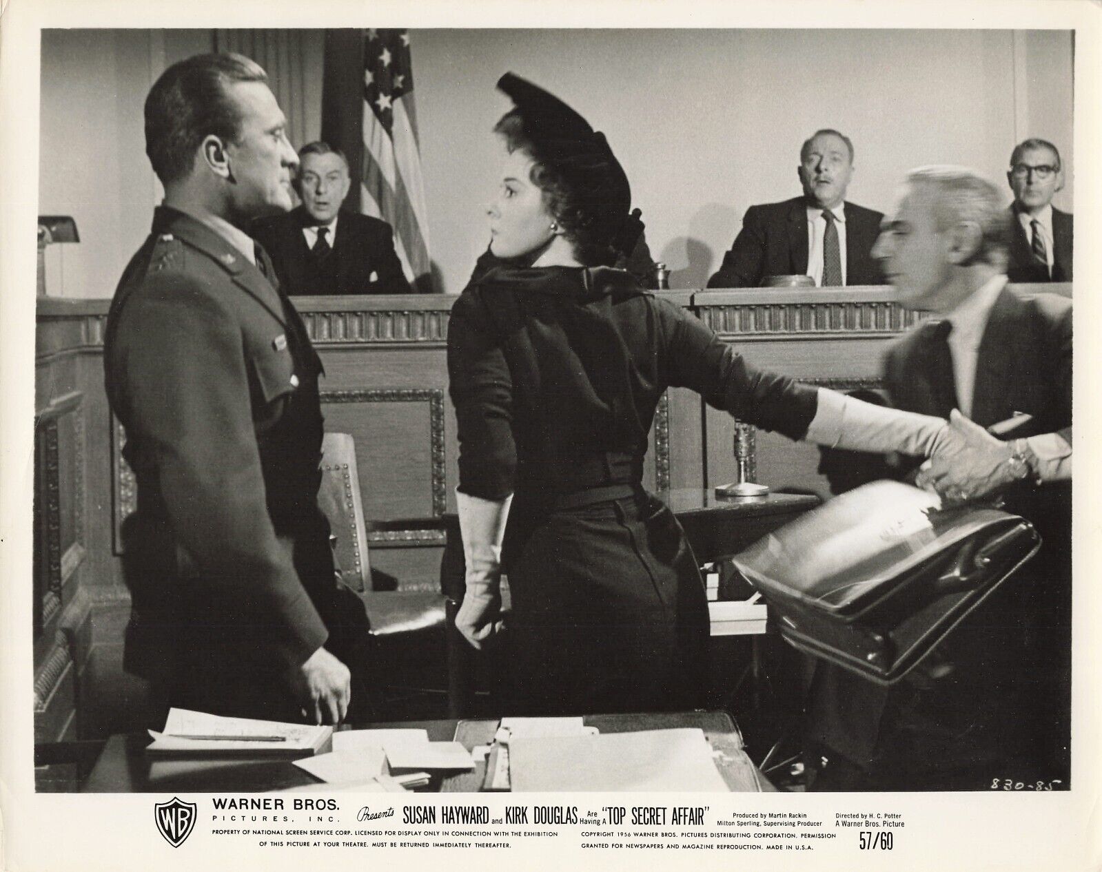 Top Secret Affair 1957 Movie Photo 8x10 Kirk Douglass Susan Hayward  *P46b