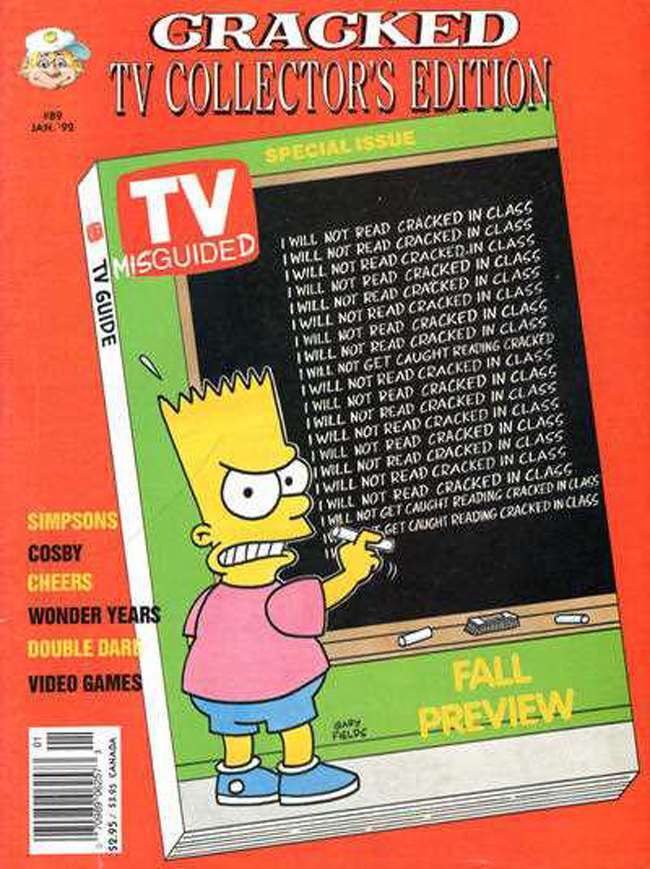 Cracked Collectors\' Edition #89 FN; Globe | Simpsons - we combine shipping