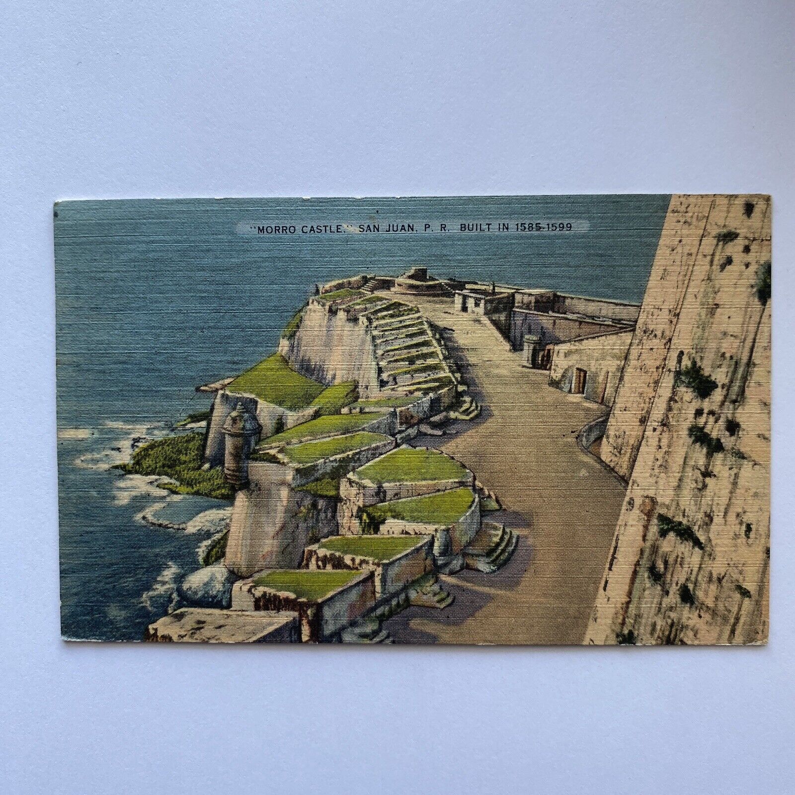 Morro Castle San Juan PR Postcard Posted 1949
