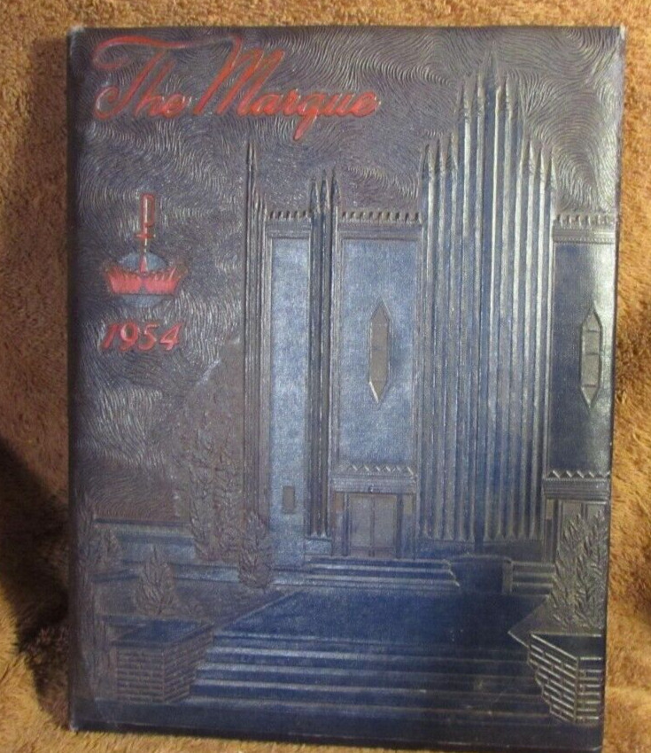 1954 Marquette High School Yearbook Tulsa Oklahoma The Marque