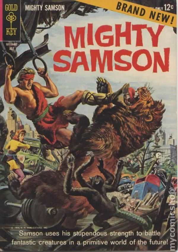 Mighty Samson #1 GD/VG 3.0 1964 Stock Image
