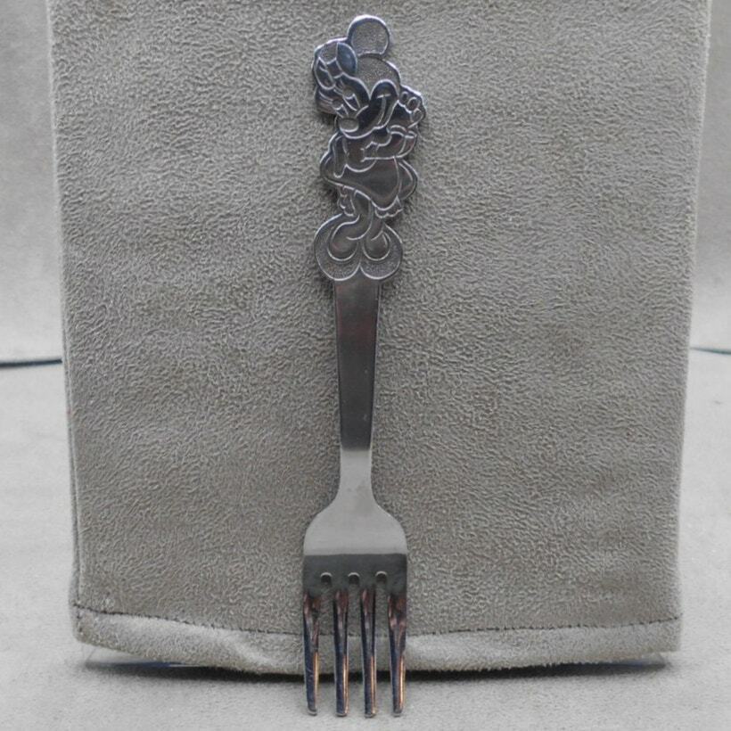 Vintage 1982 Disney on Parade by bonny Minnie Mouse Toddler Fork Stainless Japan