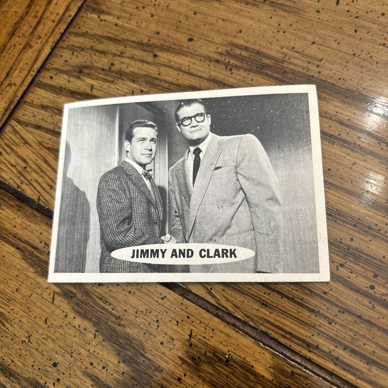 SUPERMAN card #14 Topps 1966 DC Comics TV George Reeves Jimmy And Clark