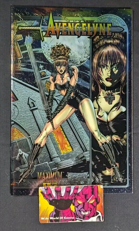 Avengelyne #1 Chromium / Foil Variant Cover 1995 Maximum Press