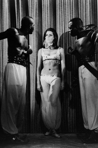 Diana Rigg in The Avengers in belly dancer outfit and veil 24x36 Poster