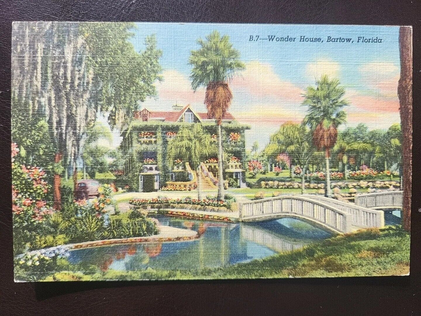 Vintage Postcard - Wonder House, Bartow, Florida