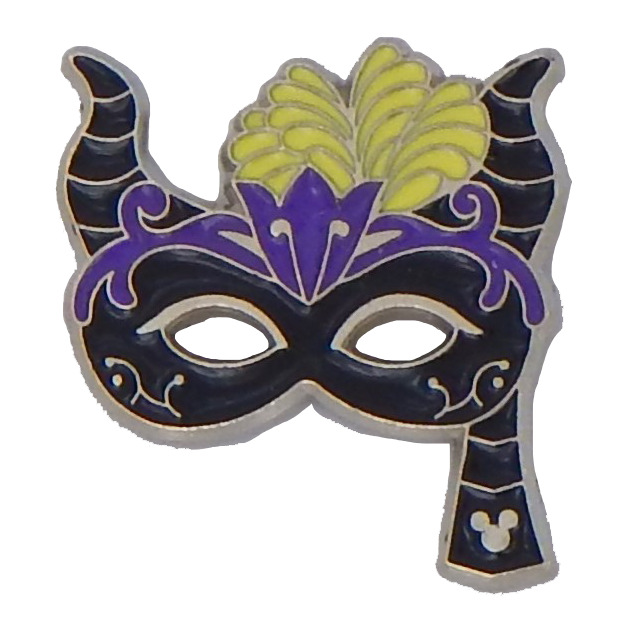 Sleeping Beauty Maleficent Carnevale Masquerade Individual Disney Trade Pin New