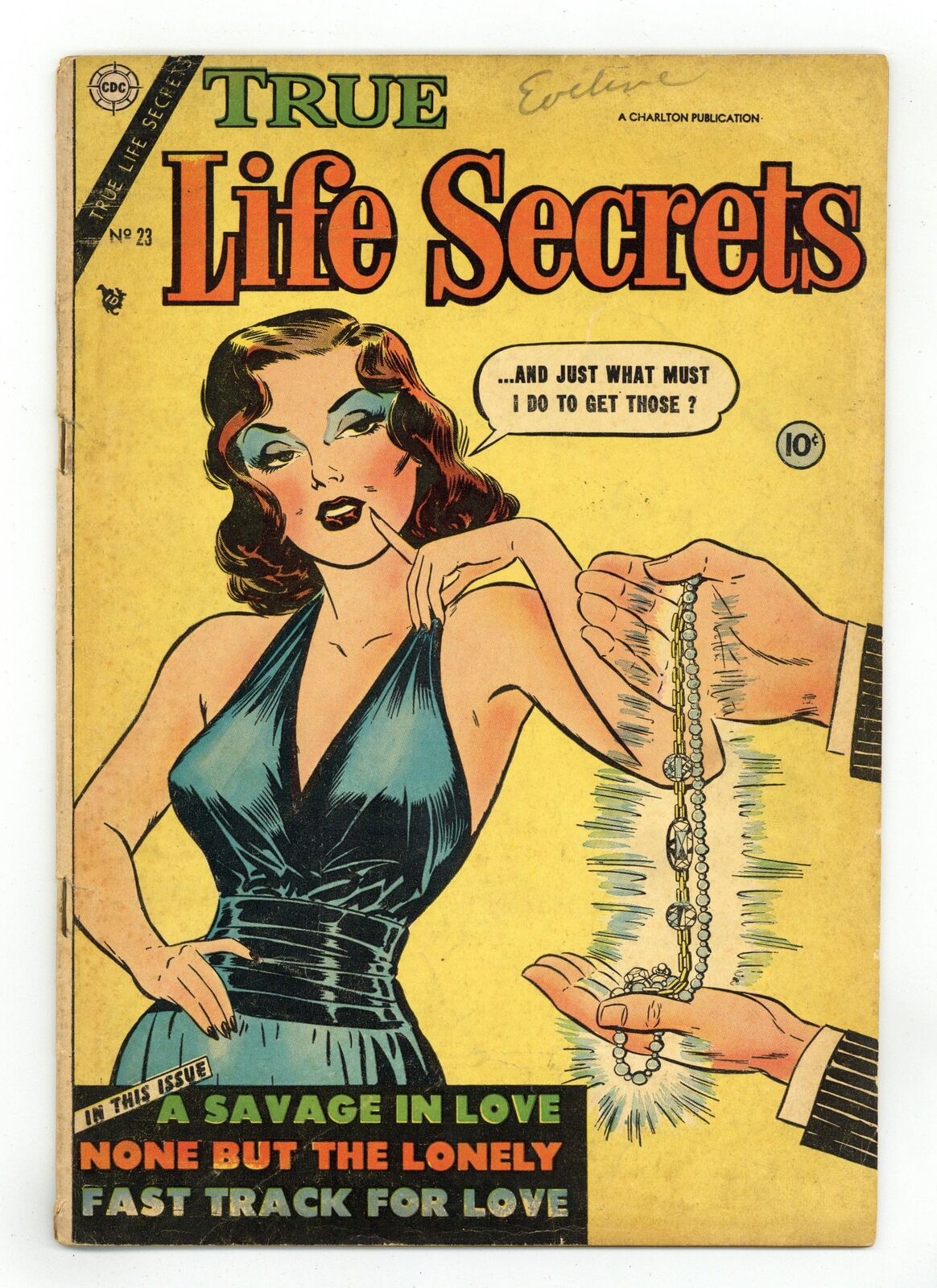 True Life Secrets #23 GD/VG 3.0 1954