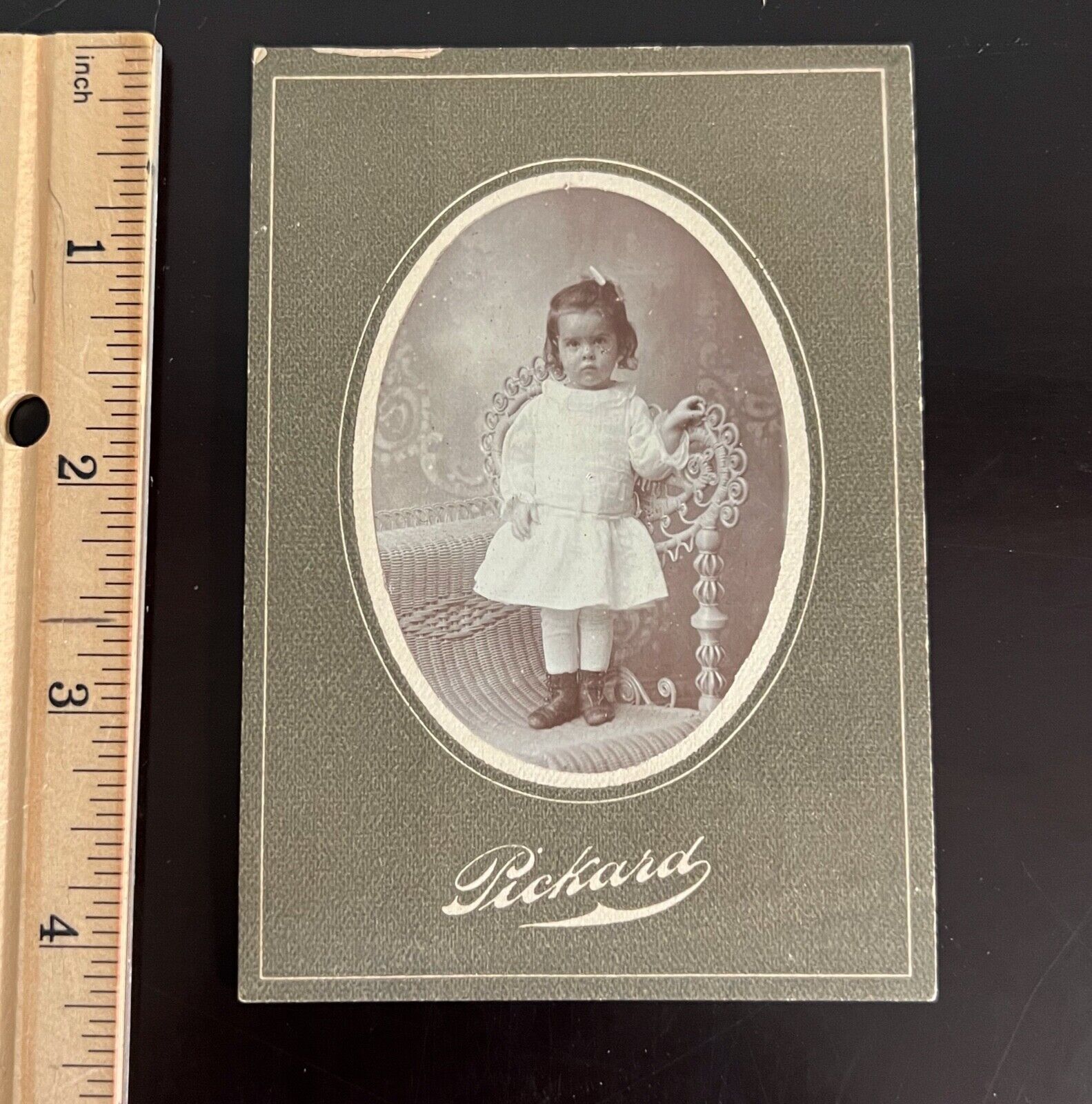 Antique Photo Portrait - Girl - Pickard\'s Photos, Philadelphia - Elsie May Money