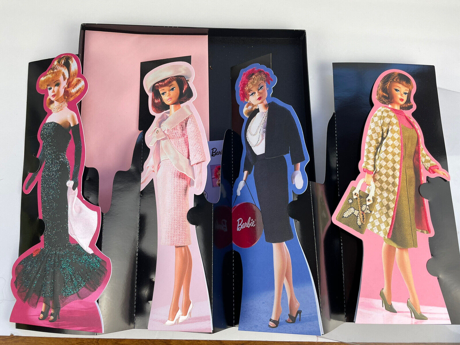 Barbie Card Collection 4 Barbie Cards 4 Envelopes W/ Seals Hallmark