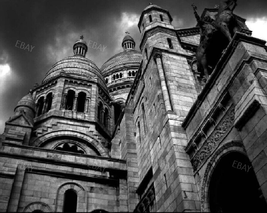 8x10 Poster Print The Basilica of the Sacred Heart of Paris