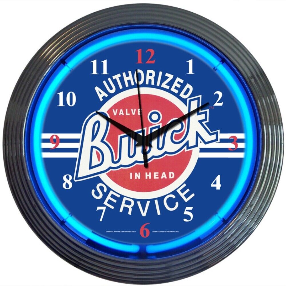 Buick Service Neon clock sign Riviera Skylark Century Regal Limited wall lamp 