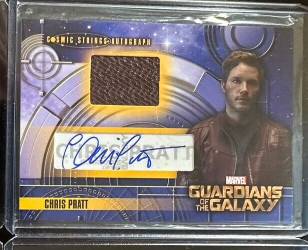 2014 Upper Deck Guardians of the Galaxy Chris Pratt as Star Lord Auto Relic