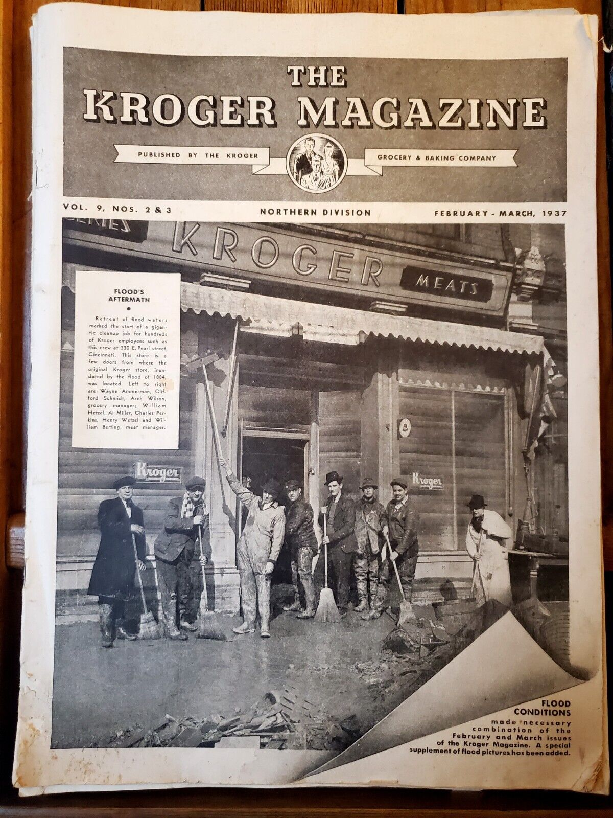 VINTAGE KROGER Grocery & Baking Co.  Magazine LOT 1936-1937
