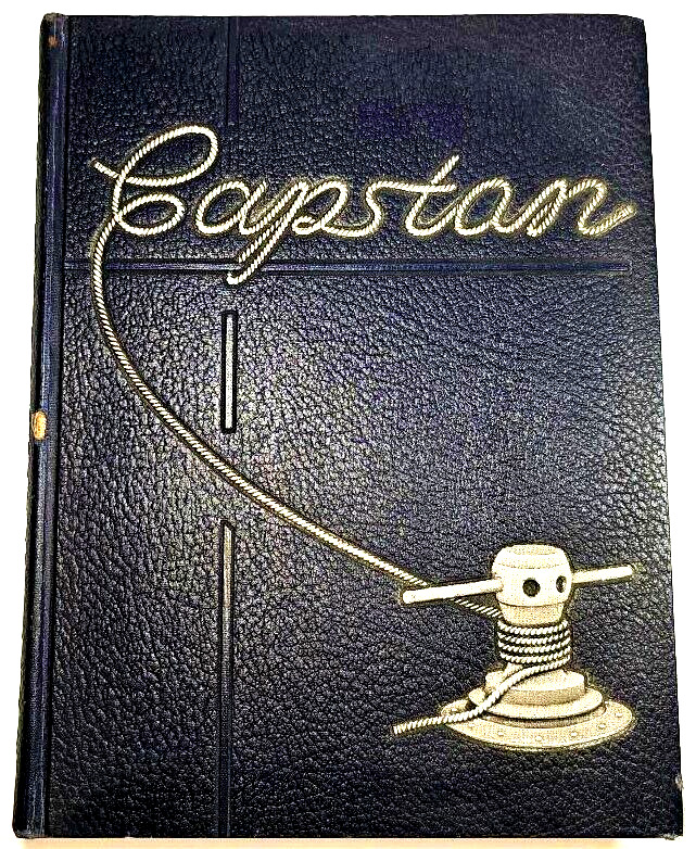 1944 CAPSTAN Notre Dame University Midshipmen\'s School US Naval Yearbook Annual