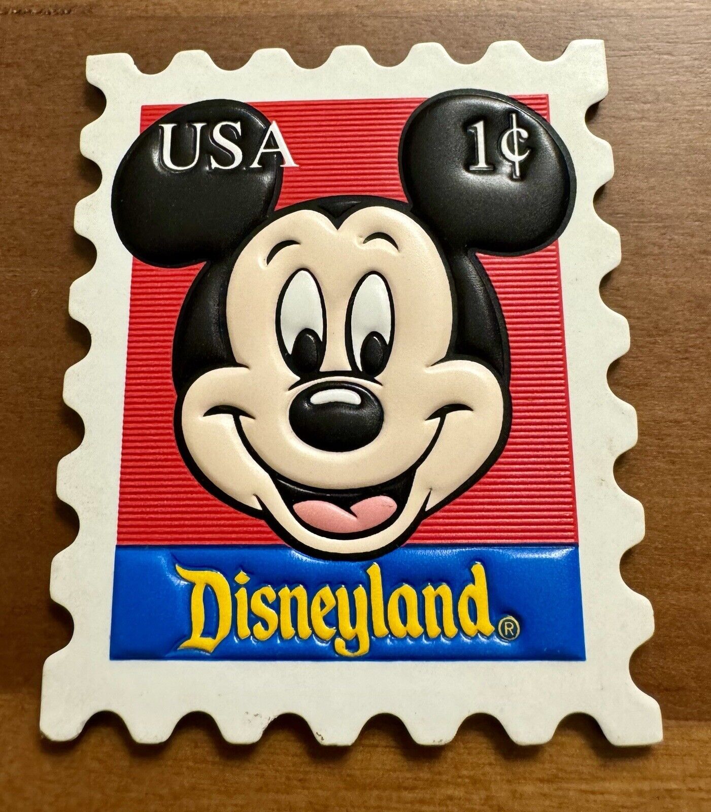 Disneyland Mickey Mouse US Postal Service USPS Mail Stamp Disney Fridge Magnet